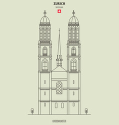 Grossmunster Church In Zurich