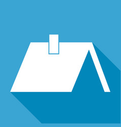 Roofs House Silhouette Icon City Concept Template