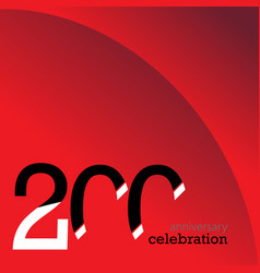 200 Year Anniversary Celebration Design Template