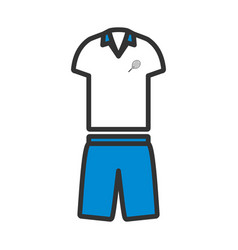 Tennis Man Uniform Icon