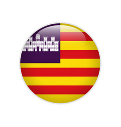 Flag Balearic Islands Button