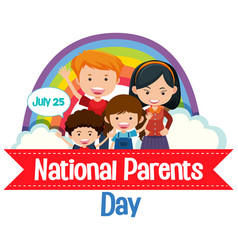 National Parents Day Poster Template