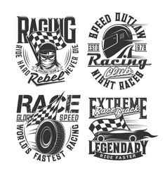 Car Racing Club Motorsport Team T-shirt Prints