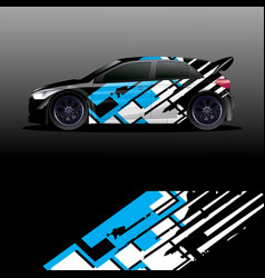 Rally Car Decal Graphic Wrap