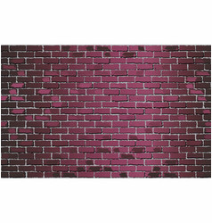 Shiny Burgundy Brick Wall