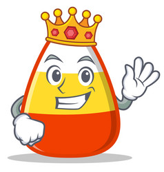 King Candy Corn Character Cartoon