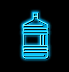 Gallon Water Neon Glow Icon