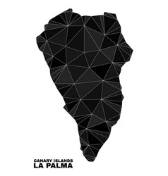 Lowpoly La Palma Island Map