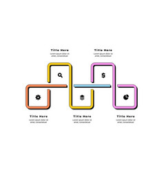 Abstract Neobrutalism Diagram Infographic