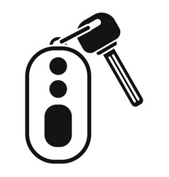 Car Remote Key Icon Simple Smart Button