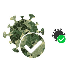 Triangle Mosaic Virus Confirmed Icon In Camo Army