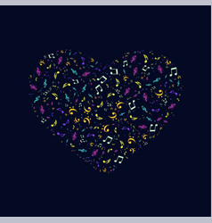 Pattern Colors Music Heart Love