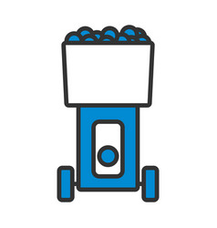 Tennis Serve Ball Machine Icon