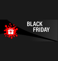 Black Friday Sale Banner Paint Splash Image