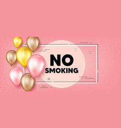 No Smoking Banner Stop Smoke Sign