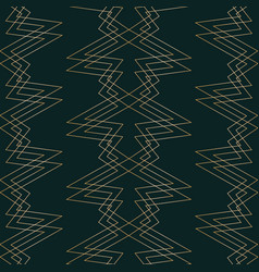 Golden Arrows Art Deco Seamless Pattern