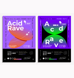 Acid Rave Party Or Electronic Music Concert Of