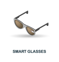 Smart Glasses Icon 3d From Internet Of Things