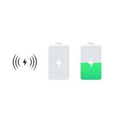 Wireless Charger Icons Electromagnetic Charger