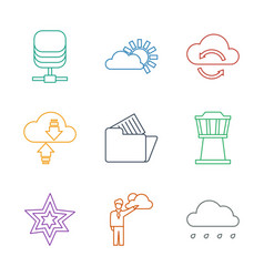 9 Cloud Icons