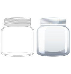 A Clear Glass Jar