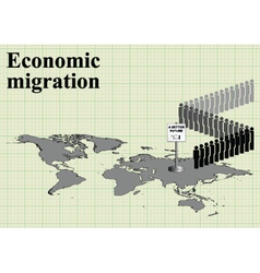 Economic Migration World Map