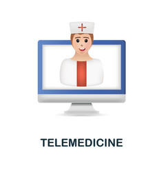 Telemedicine Icon 3d From Internet Of Things