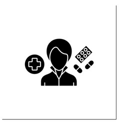 Pharmacist Glyph Icon