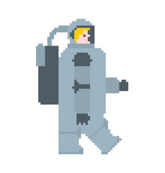 Astronaut Pixel Art Cosmonaut 8 Bit Spaceman