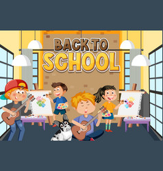 Back To School With Student Kids