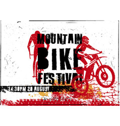 Mountain Bike Festival Poster Landscape