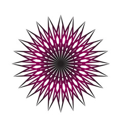 Abstract Spirograph Circular Transition In Purple