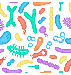 Human Microbiome Is A Seamless Pattern Image