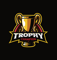 Trophy Mascot Logo Design