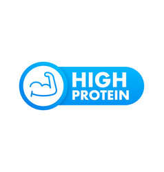 High Protein Label Food And Diet