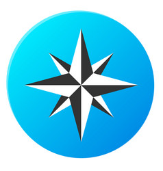 Modern Stylish Compass Navigation Icon