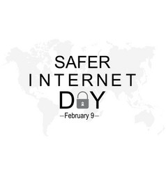 Safer Internet Day Cyber Security Concept