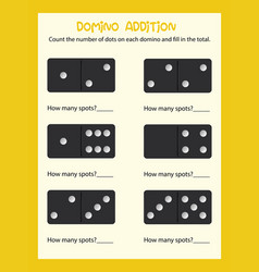 Domino Couting Math Worksheet