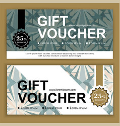 Gift Voucher Template Art Deco Style