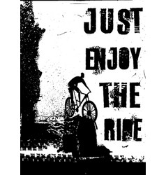 Offroad Freestyle Bicycle Poster Portrait