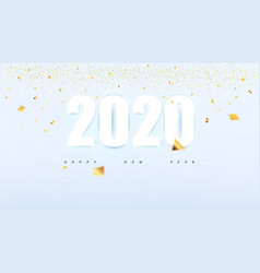 Happy New Year 2020 Concept Modern Abstract