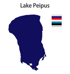 Silhouette Of Lake Peipus