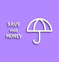 Business Poster By Words Save Your Money