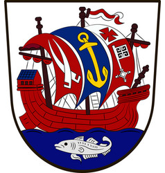 Coat Of Arms Bremerhaven In Bremen Germany