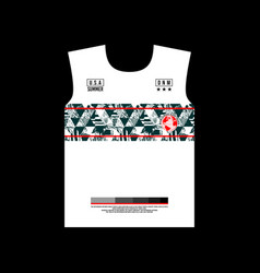 Usa Dnm Summer Texture Tshirt Design