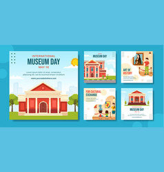 International Museum Day Social Media Post Flat