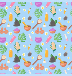 Beauty Spa Salon Seamless Pattern