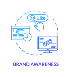 Brand Awareness Concept Icon Company Value