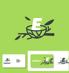 Alphabet E Nest Logo