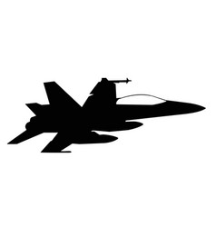 Military Aircraft Silhouette Design